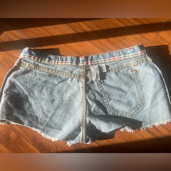 COCA COLA TRADEMARK DENIM SHORTS - Picture 13 of 13